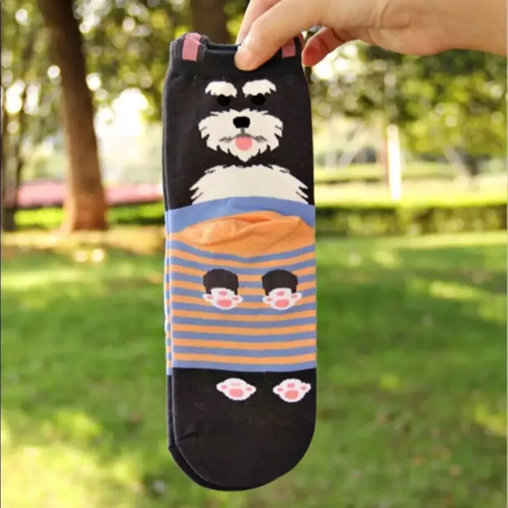 🆕Dark Gray Dog Socks